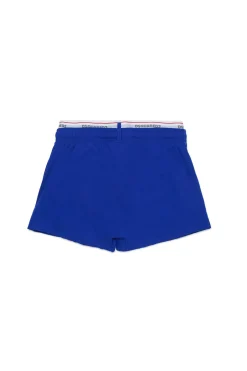 Swimwear | Swimwear>DSQUARED2 Branded elastic boxer shorts blue surf the web
