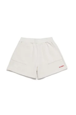 Shorts | Activewear>MAX&Co. Branded fleece shorts antique white