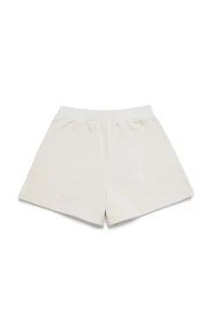 Shorts | Activewear>MAX&Co. Branded fleece shorts antique white