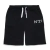 Skirts>N°21 Branded fleece skirt black