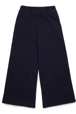 Pants | Activewear>MARNI Branded fleece wide-leg pants blue navy