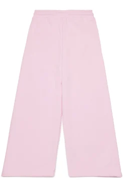 Pants | Activewear>MARNI Branded fleece wide-leg pants light pink