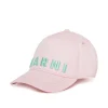 Hats And Caps | Logomania>MARNI Branded gabardine baseball cap light pink