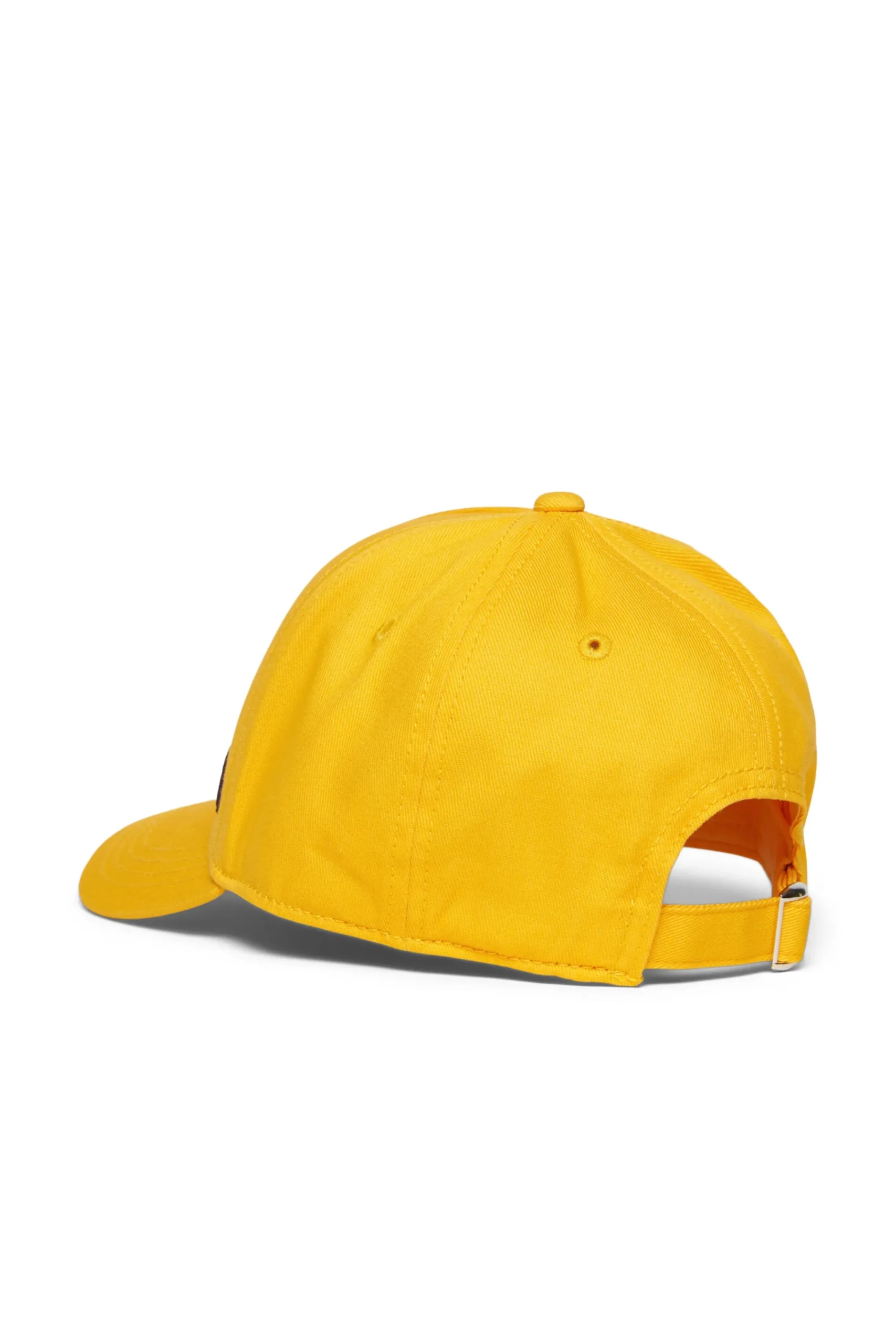 Hats And Caps | Logomania>MARNI Branded gabardine baseball cap intense yellow