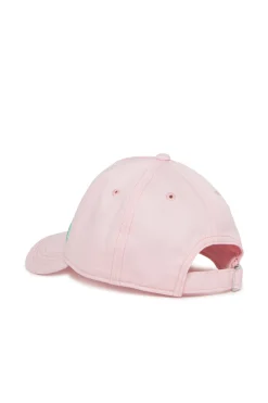 Hats And Caps | Logomania>MARNI Branded gabardine baseball cap light pink