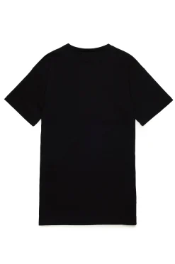 Swimwear | Logomania>N°21 Branded jersey cover-up dress black