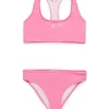 Swimwear | Logomania>N°21 Branded lycra bikini swimsuit pink