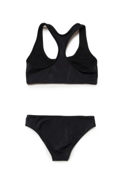 Swimwear>N°21 Branded lycra bikini swimsuit black