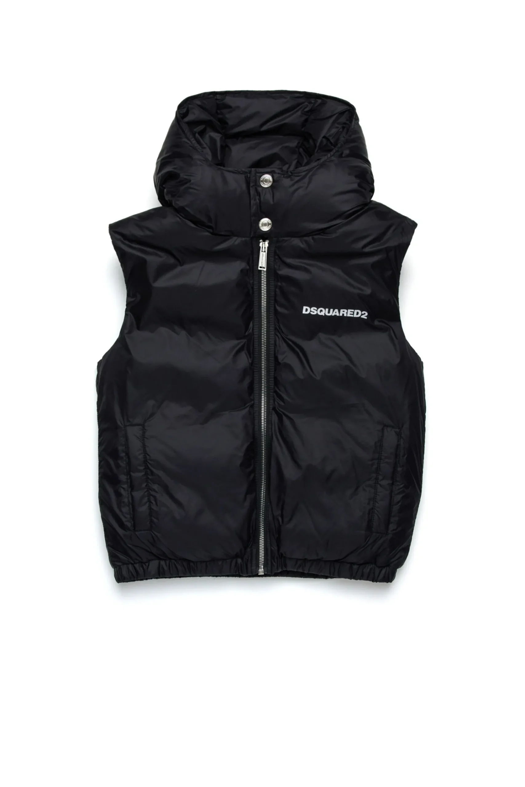 Jackets And Padded Jackets | Jackets And Padded Jackets>DSQUARED2 Branded padded vest black