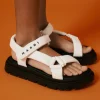 Slippers And Sandals | Slippers And Sandals>MARNI Branded platform sandals white