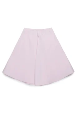 Skirts>MARNI Branded poplin mini skirt light pink