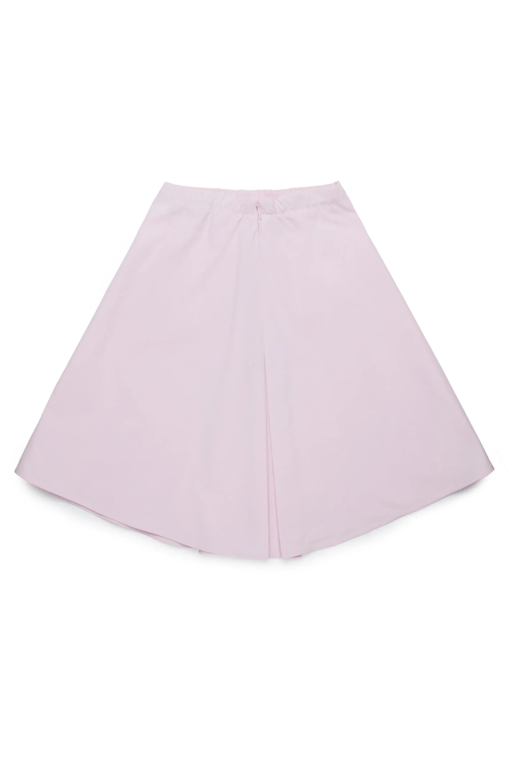 Skirts>MARNI Branded poplin mini skirt light pink