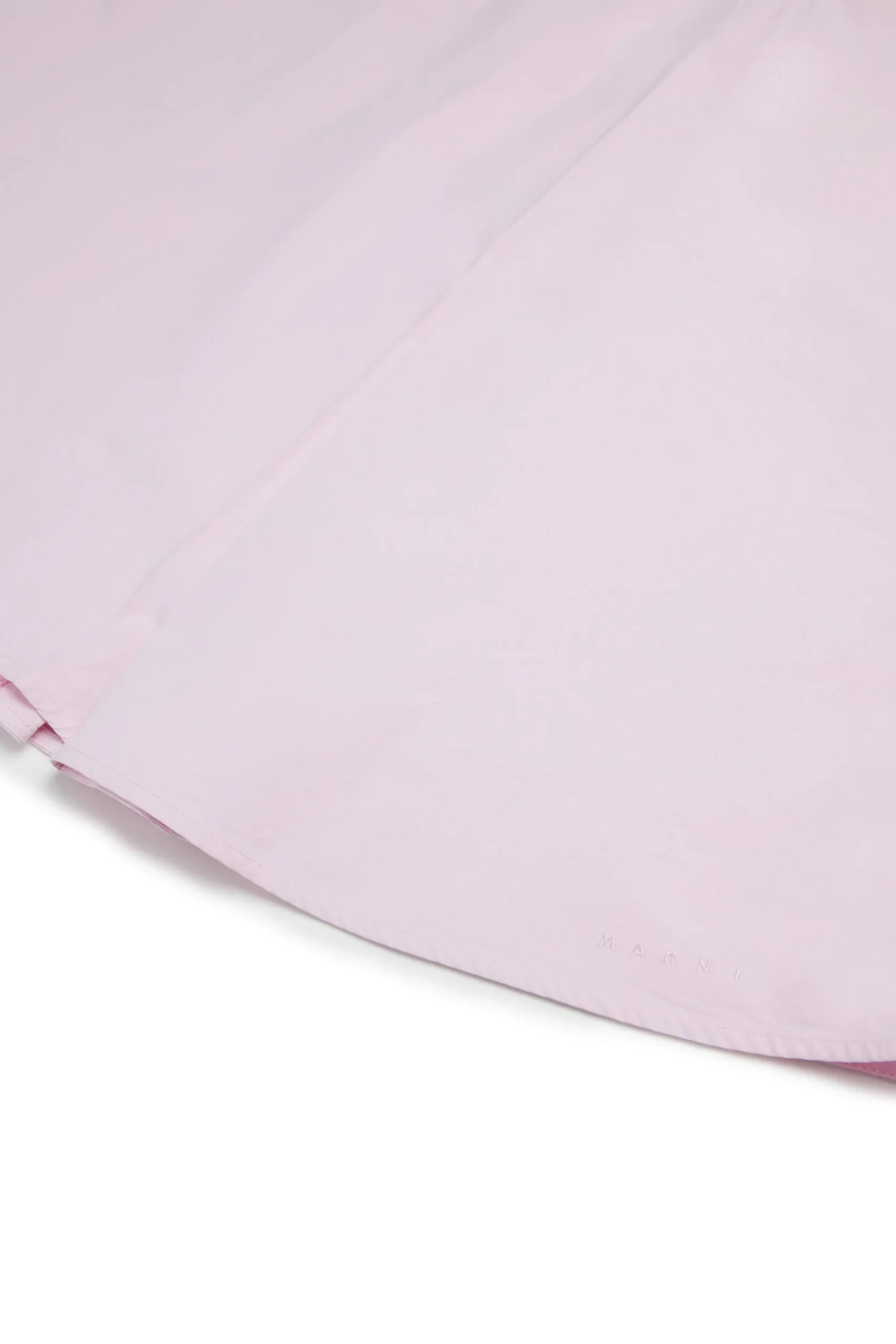 Skirts>MARNI Branded poplin mini skirt light pink