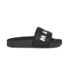 Slippers And Sandals | Slippers And Sandals>MARNI Branded slide slippers black