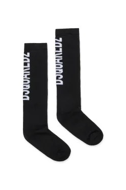 Socks | Socks>DSQUARED2 Branded socks black