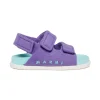 Slippers And Sandals | Slippers And Sandals>MARNI Branded terry fussbett sandals violet