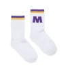 Socks | Logomania>MARNI Branded terry socks white