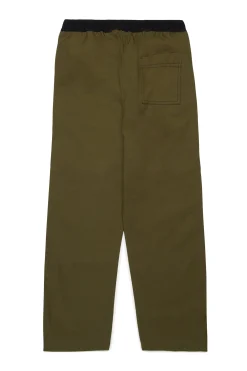 Pants>N°21 Canvas wide leg pants military green