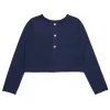 Knitwear | Party Looks>MAX&Co. Cardigan-pullover with embroidered heart bluette