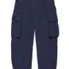 Pants | Pants>MYAR Cargo trousers with logo dark blue