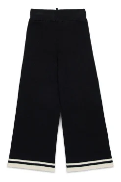 Pants>MARNI Cashmere-blend knitted trousers black