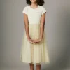 Dresses | Party Looks>MARNI Ceremonial dress with tulle hangtag yellow