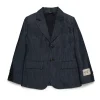 Party Looks | Party Looks>N°21 Chambray denim blazer jacket blue denim
