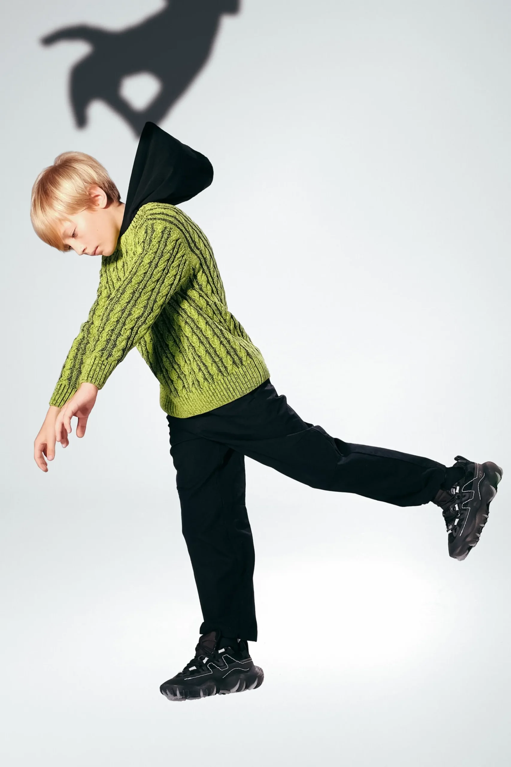 Knitwear | Knitwear>DIESEL Chenille-blend pullover with braids and ribbing slime green