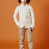 Pants | Party Looks>DSQUARED2 Chino pants with Surf Club Patch medium gray
