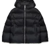 Jackets And Padded Jackets>MAX&Co. Classic hooded padded jacket black