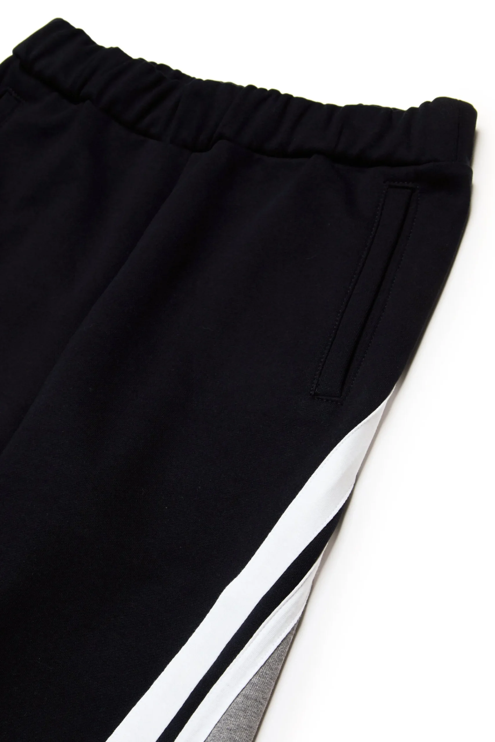 Pants | Pants>MARNI Colourblock fleece baggy trousers black