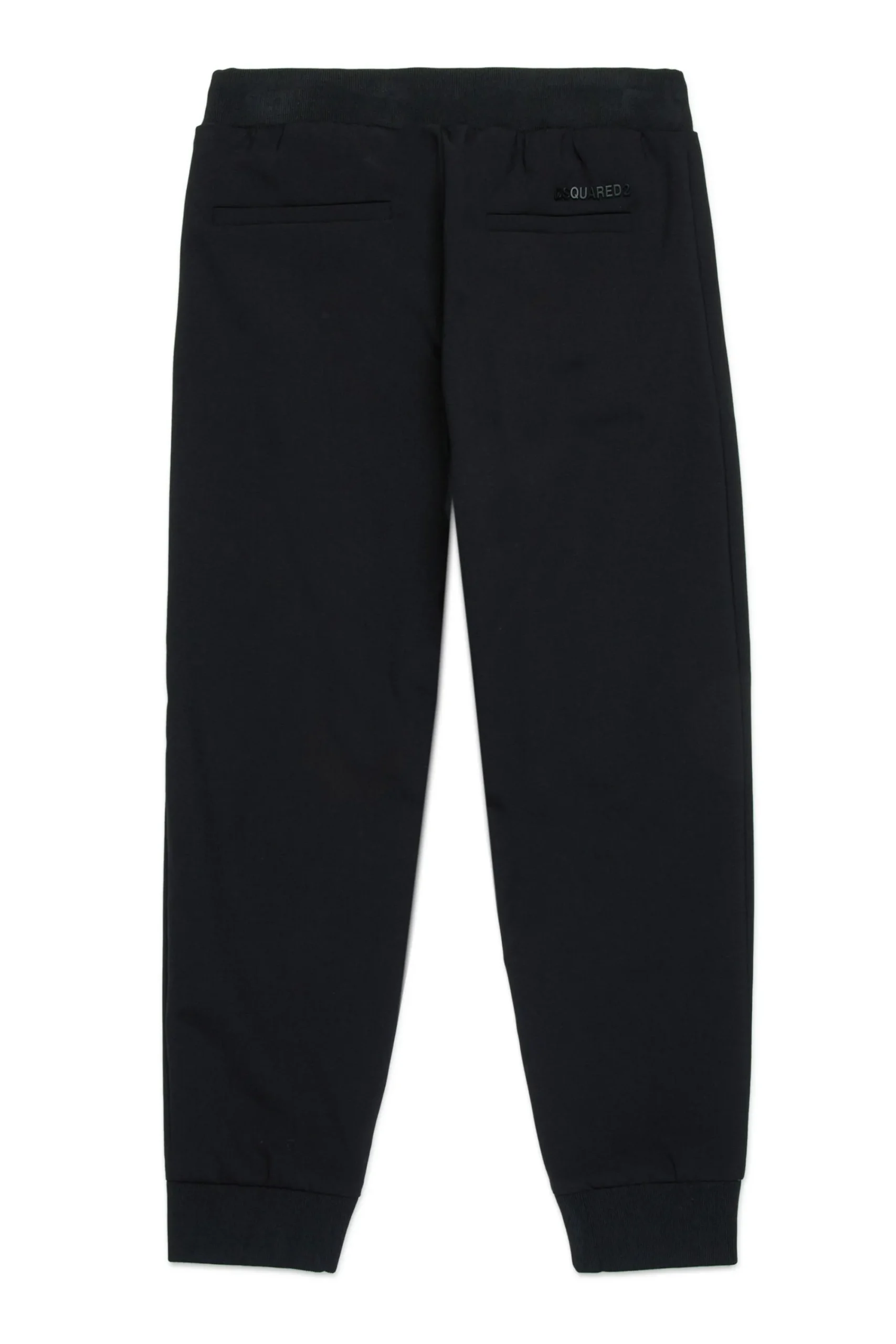 Pants | Pants>DSQUARED2 Cool wool and satin evening pants black