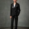 Jackets And Padded Jackets | Party Looks>DSQUARED2 Cool wool blazer jacket black