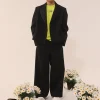 Jackets And Padded Jackets | Party Looks>MM6 MAISON MARGIELA Cool wool double-breasted blazer jacket black