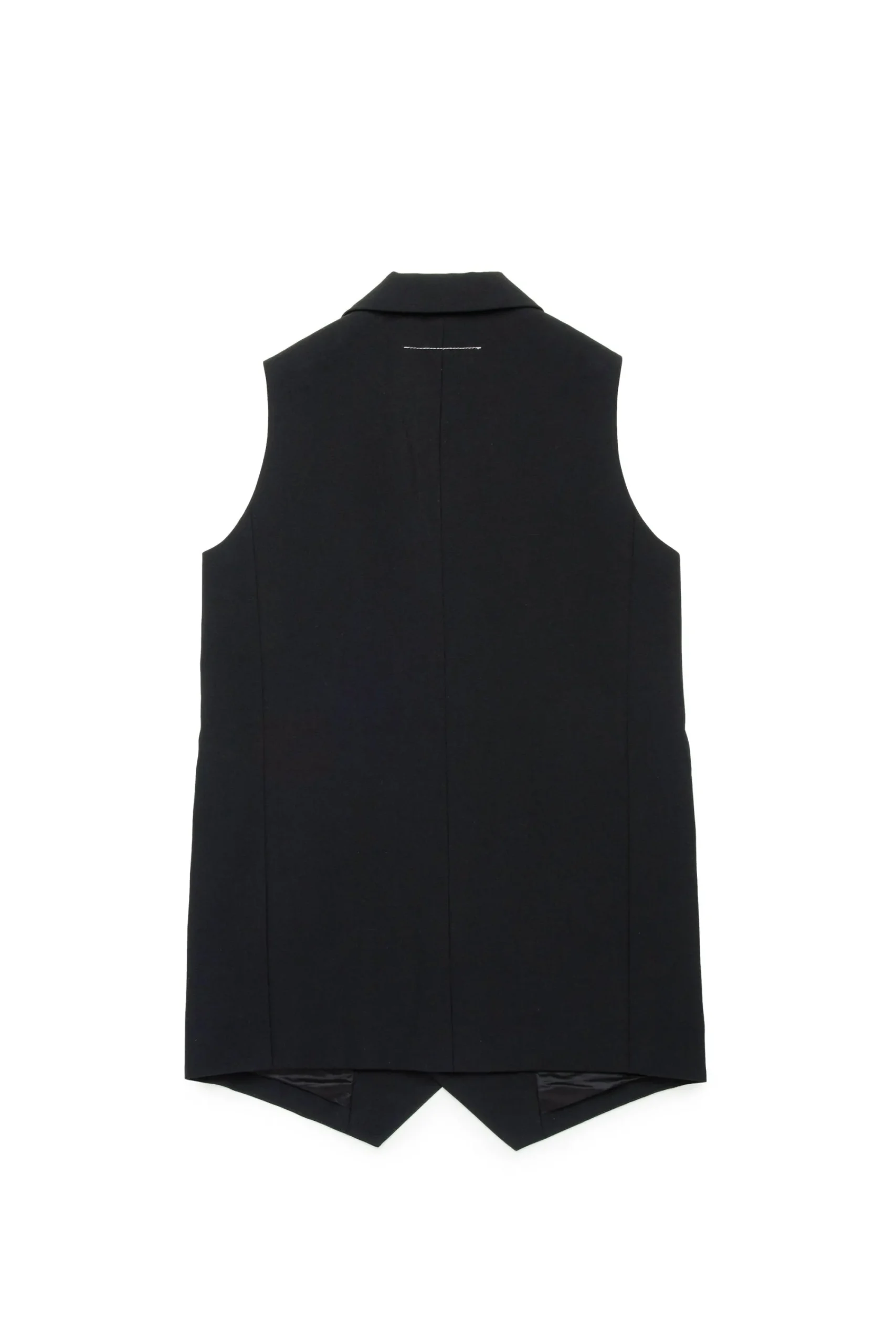 Jackets And Padded Jackets | Jackets And Padded Jackets>MM6 MAISON MARGIELA Cool wool formal waistcoat black