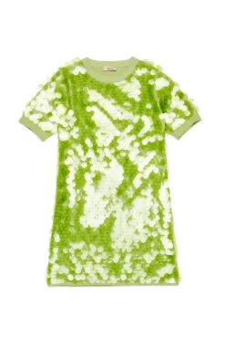 Dresses>N°21 Cotton dress with maxi sequins light mint green