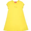 Dresses | Oval D By Diesel>DIESEL Cotton dress with Oval D logo canary yellow
