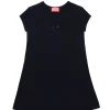 Dresses | Oval D By Diesel>DIESEL Cotton dress with Oval D logo black