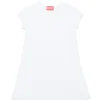Dresses | Oval D By Diesel>DIESEL Cotton dress with Oval D logo white