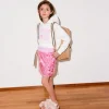 Skirts>N°21 Cotton skirt with maxi sequins pink