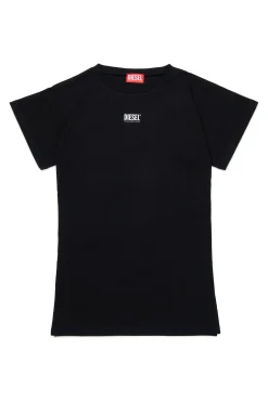 Swimwear | Swimwear>DIESEL Cover-up dress with institutional logo black