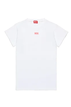 Swimwear | Swimwear>DIESEL Cover-up dress with institutional logo white