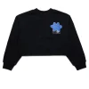 Sweatshirts | Activewear>MM6 MAISON MARGIELA Crew-neck sweatshirt with Happy Star graphics black
