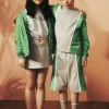 Sweatshirts | Activewear>MARNI Crew-neck sweatshirt with colorblock details pastel green