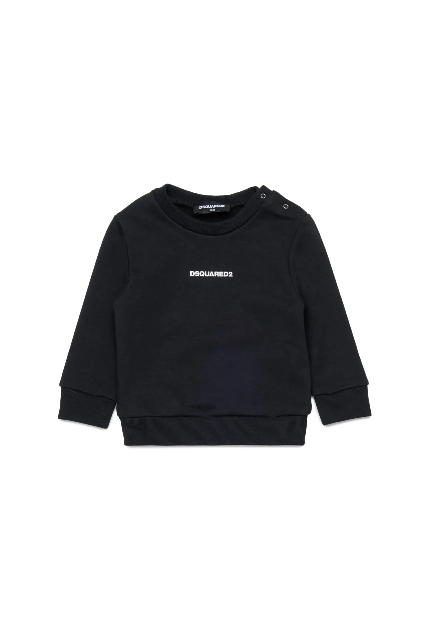 Sweatshirts | Activewear>DSQUARED2 Crew-neck sweatshirt with logo black