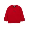 Sweatshirts | Activewear>DSQUARED2 Crew-neck sweatshirt with logo tango red