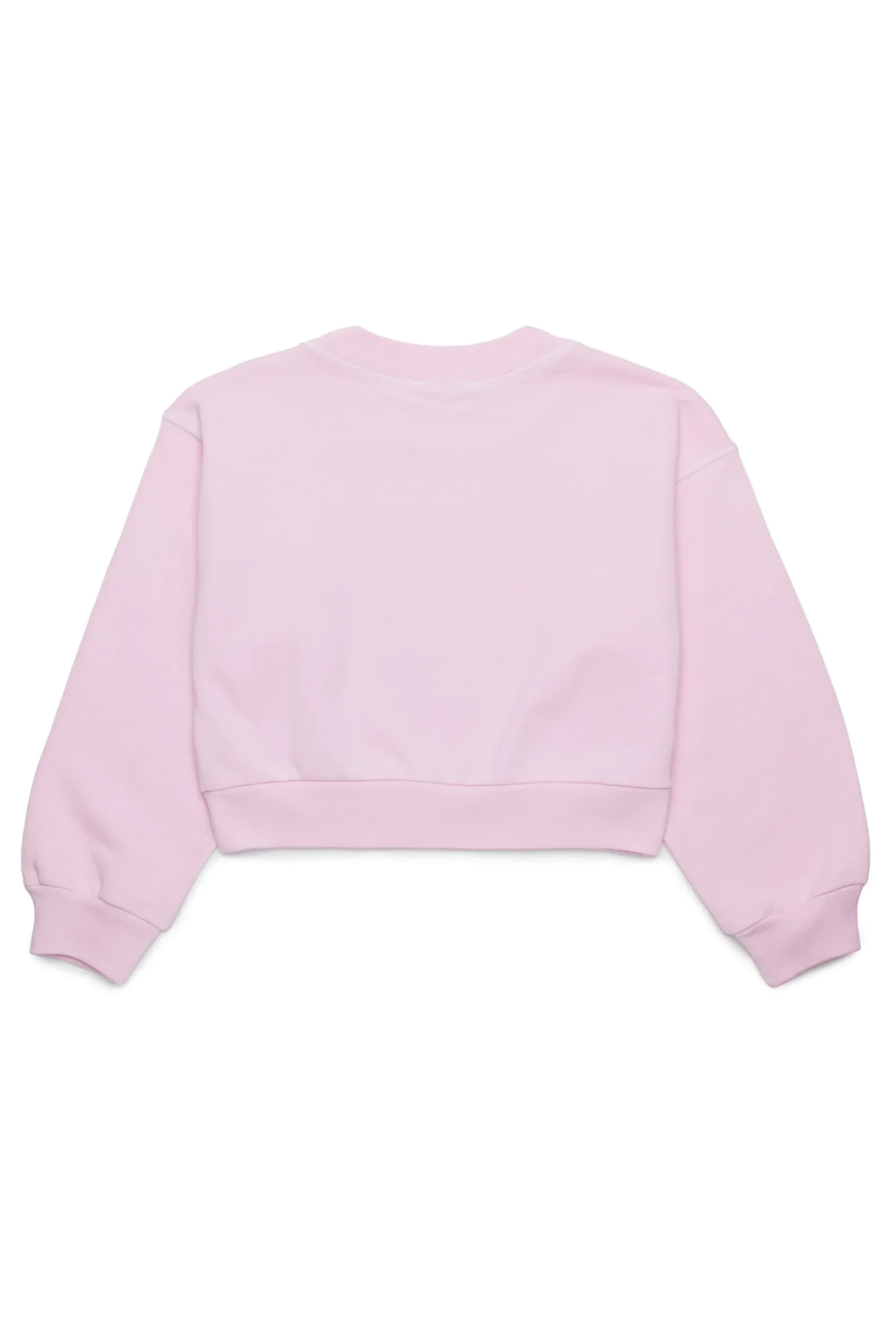 Sweatshirts | Logomania>MARNI Crew-neck sweatshirt with contrasting seams light pink