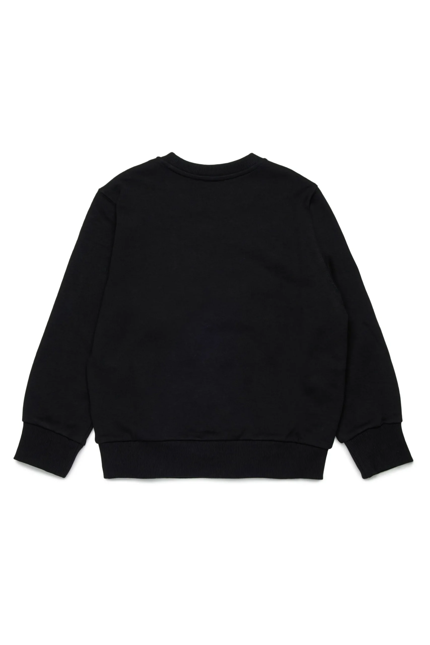 Sweatshirts | Activewear>DIESEL Crew-neck sweatshirt with patch black