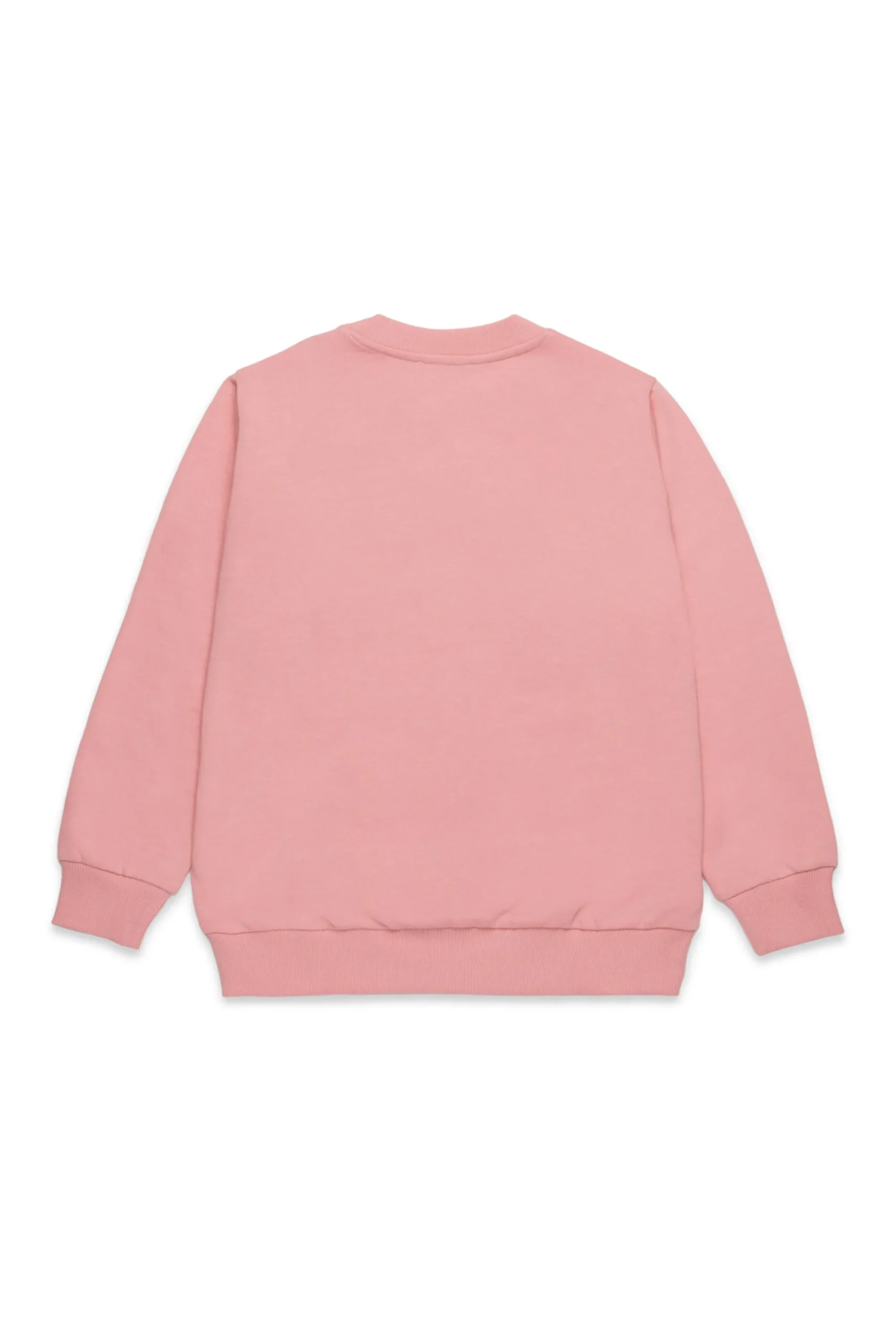 Sweatshirts>DIESEL Crew-neck sweatshirt with sequin logo light pink
