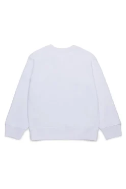 Sweatshirts | Activewear>DSQUARED2 Crew-neck sweatshirt with ICON logo white